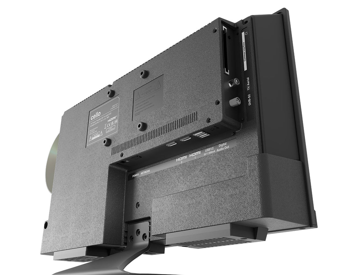 19″ Smart WebOS 12-Volt-TV mit DVD und Perfect Pitch Sound