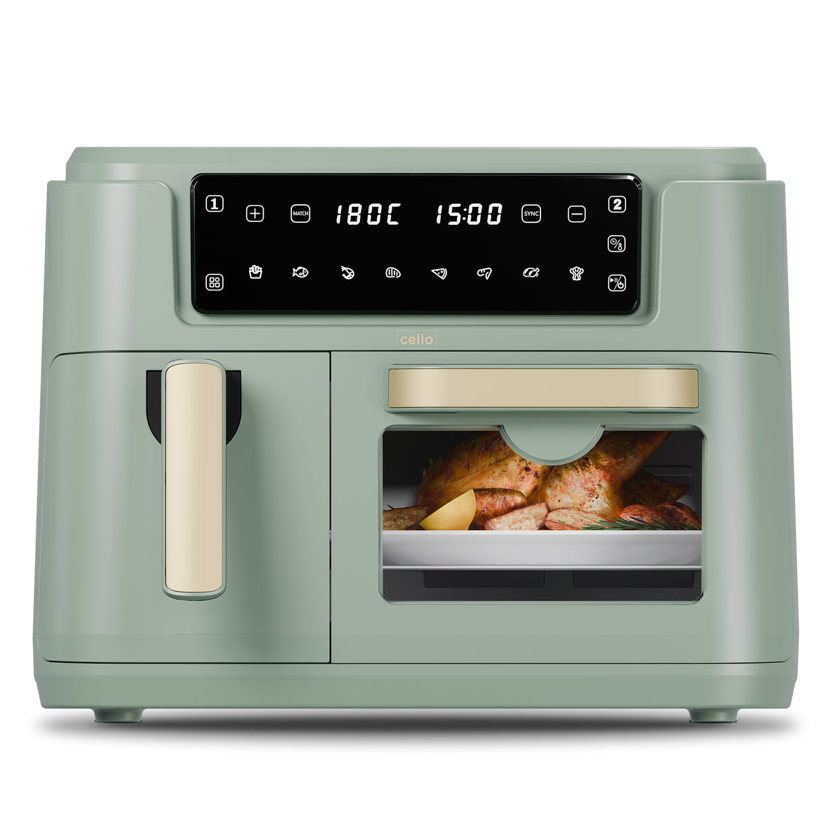 2-in-1 Double Airfryer and Home Oven