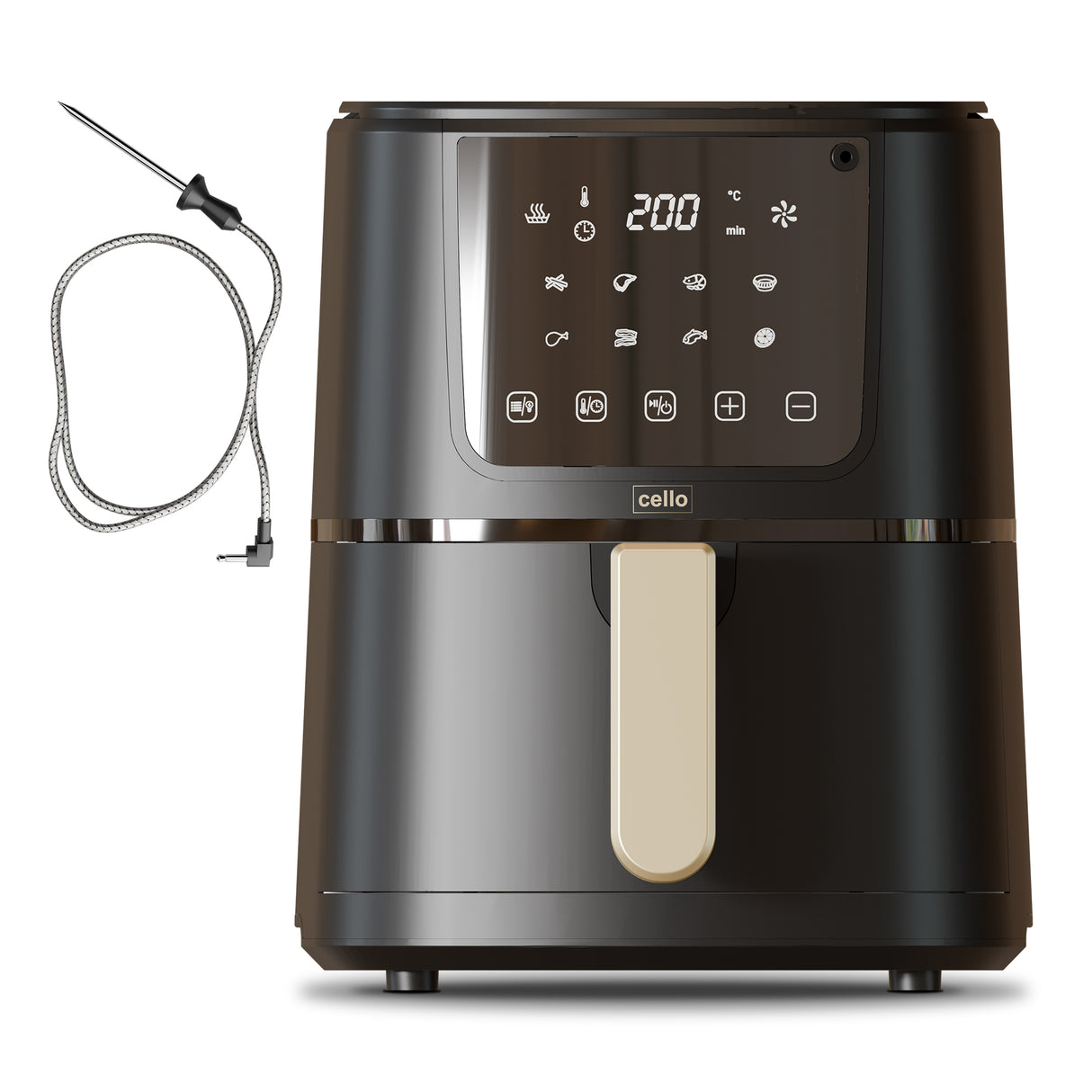Kitchen Bundle - Digital Kettle + 2 Slice Toaster + Single Air Fryer