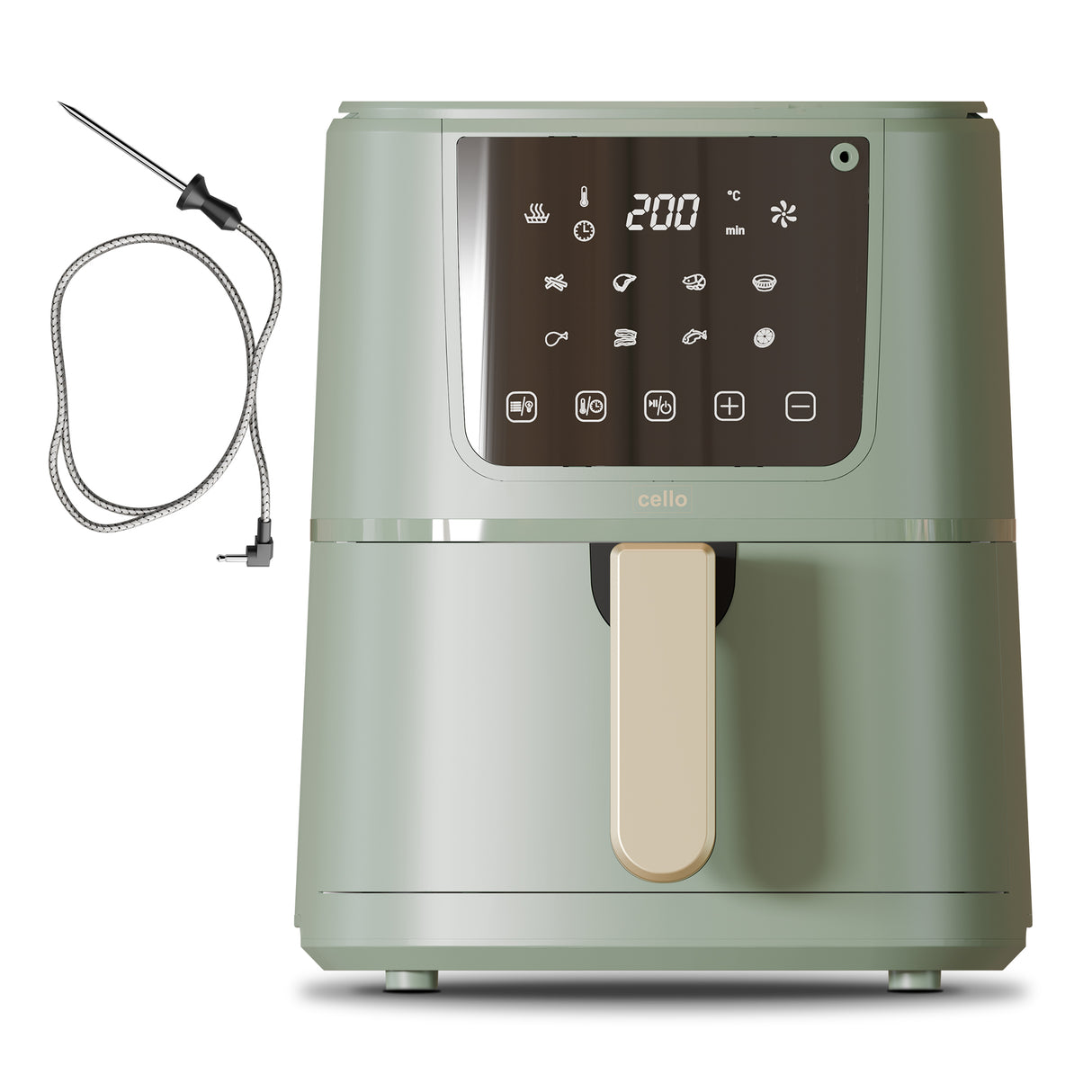 Kitchen Bundle - Digital Kettle + 2 Slice Toaster + Single Air Fryer