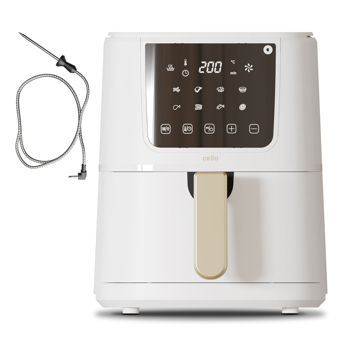 Kitchen Bundle - Digital Kettle + 2 Slice Toaster + Single Air Fryer