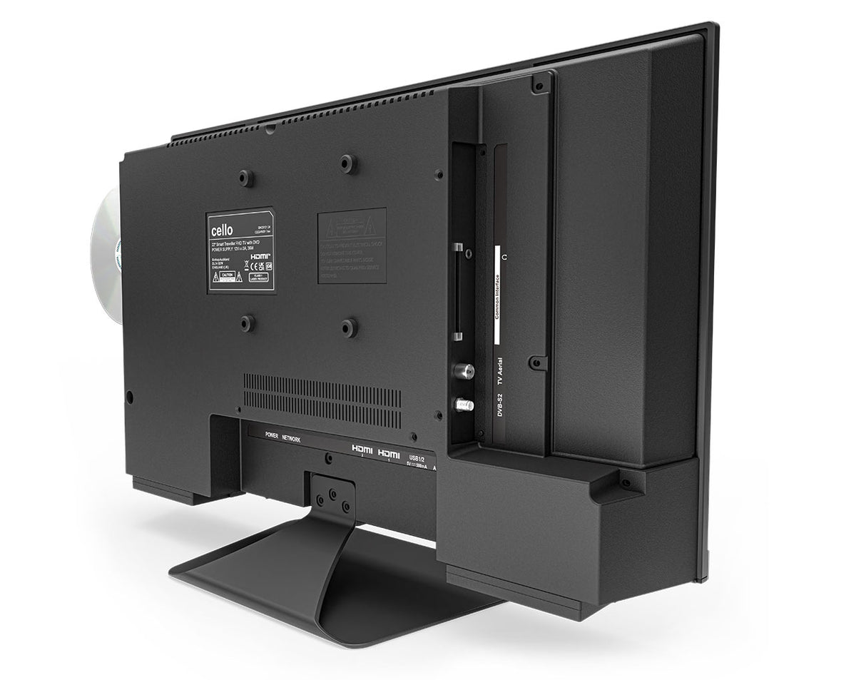 C2224WSF-TRAV 22″ Smart WebOS 12-Volt TV with DVD & Perfect Pitch Sound