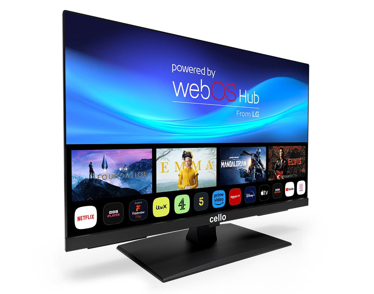 22″ Smart WebOS Full HD-Fernseher mit Freeview Play und Perfect Pitch Sound