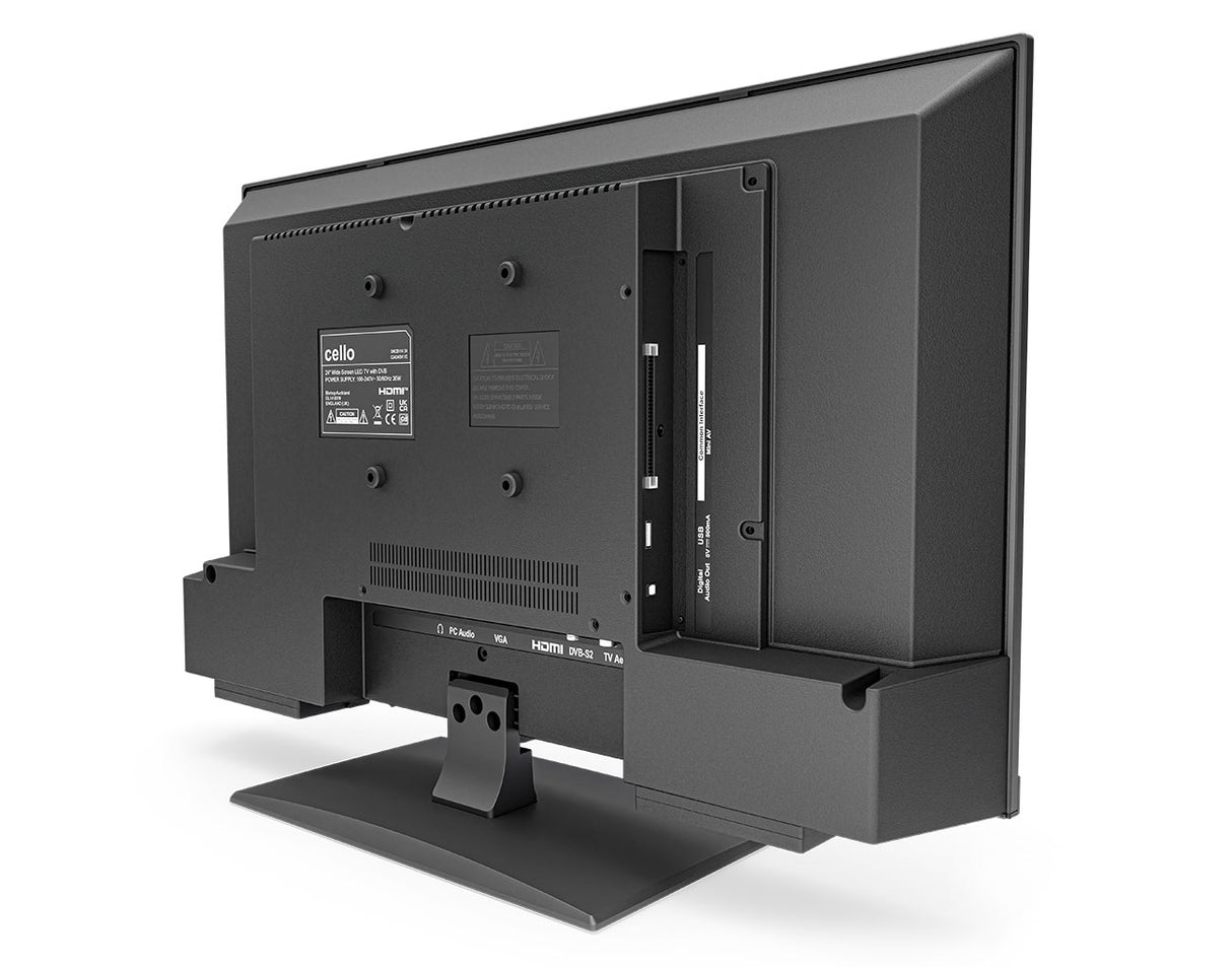 24-Zoll-LED-Digitalfernseher mit Perfect Pitch Sound und Satellitentuner