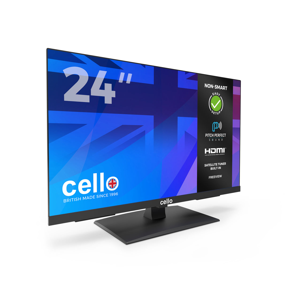 24″ Smart WebOS TV with Freeview Play & Perfect Pitch Sound