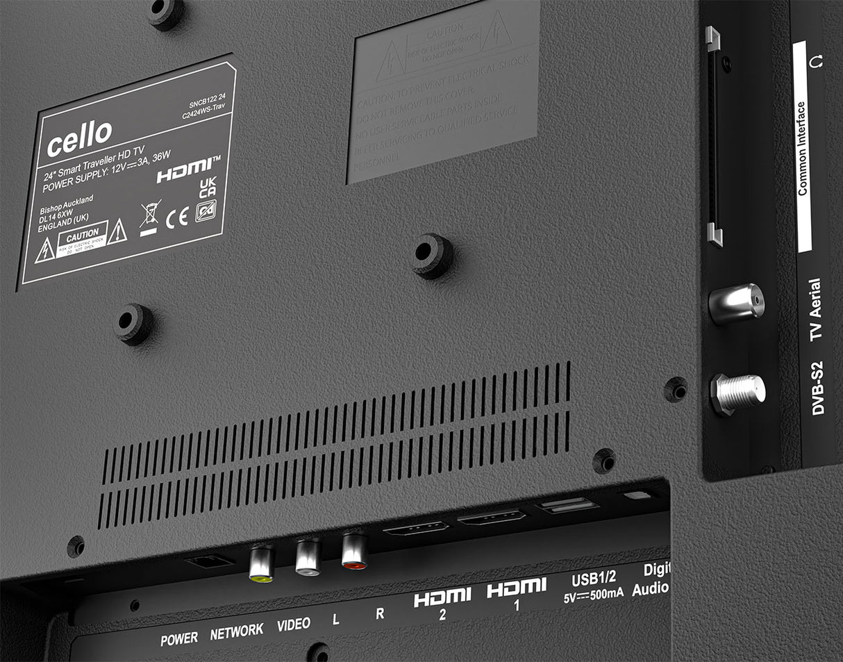 24″ Smart WebOS TV 12-Volt Traveller TV with Freeview Play (IT)