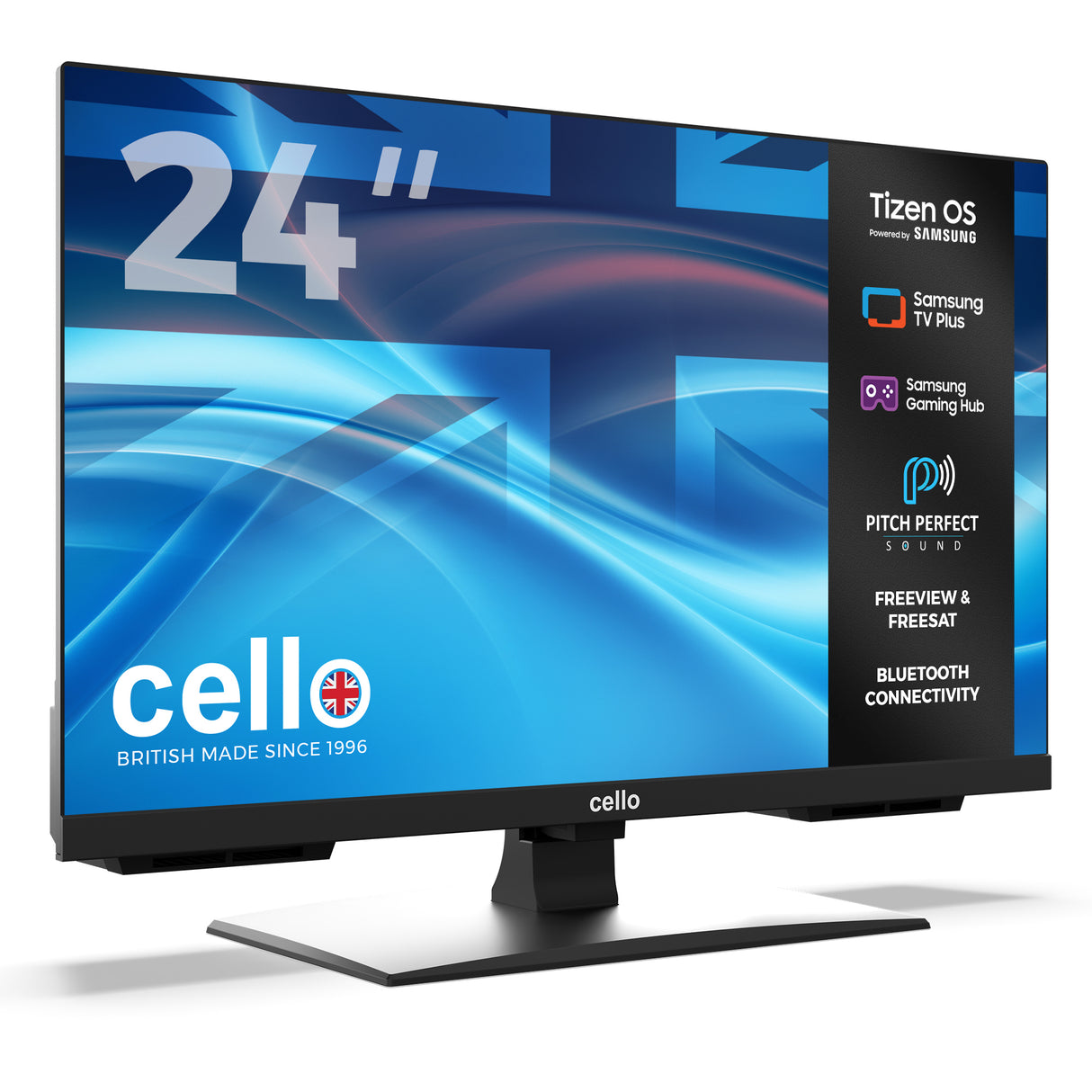 24 inch Smart Samsung Plus TV with Frameless Bezel