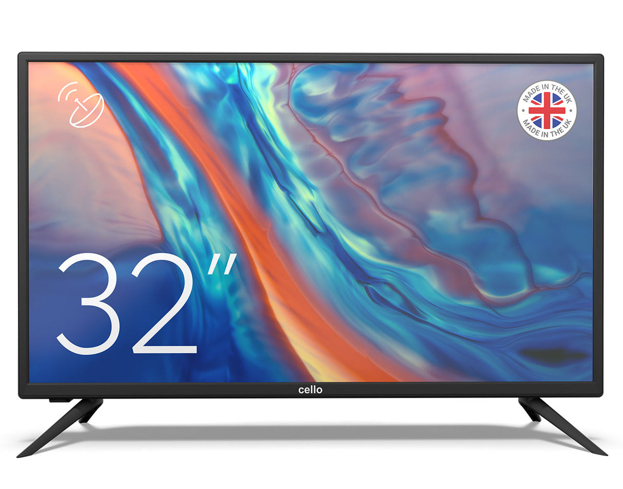 32-Zoll-HD-Ready-LED-Digitalfernseher mit integriertem Freeview T2 HD