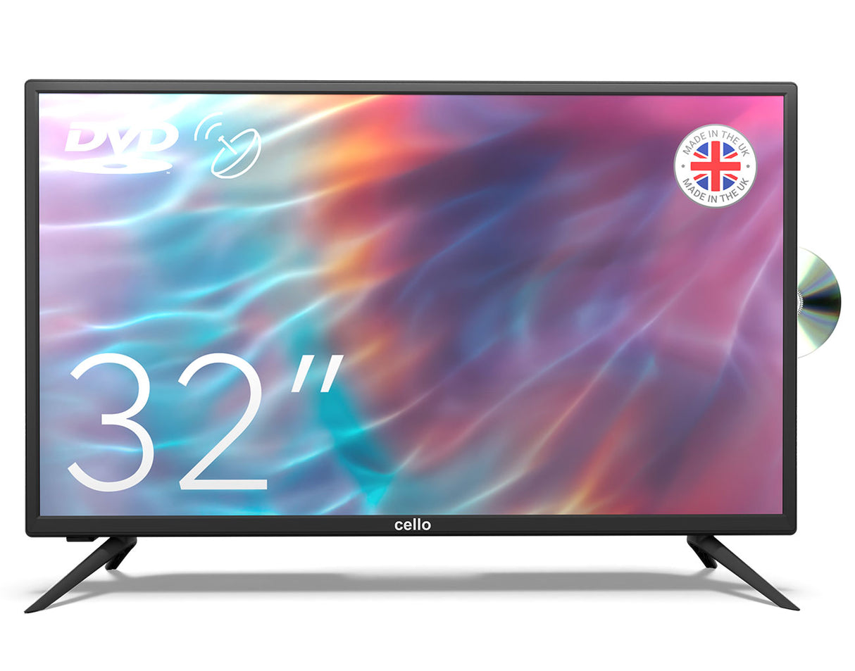 32" HD Ready LED TV with DVD Player and Freeview T2 HD