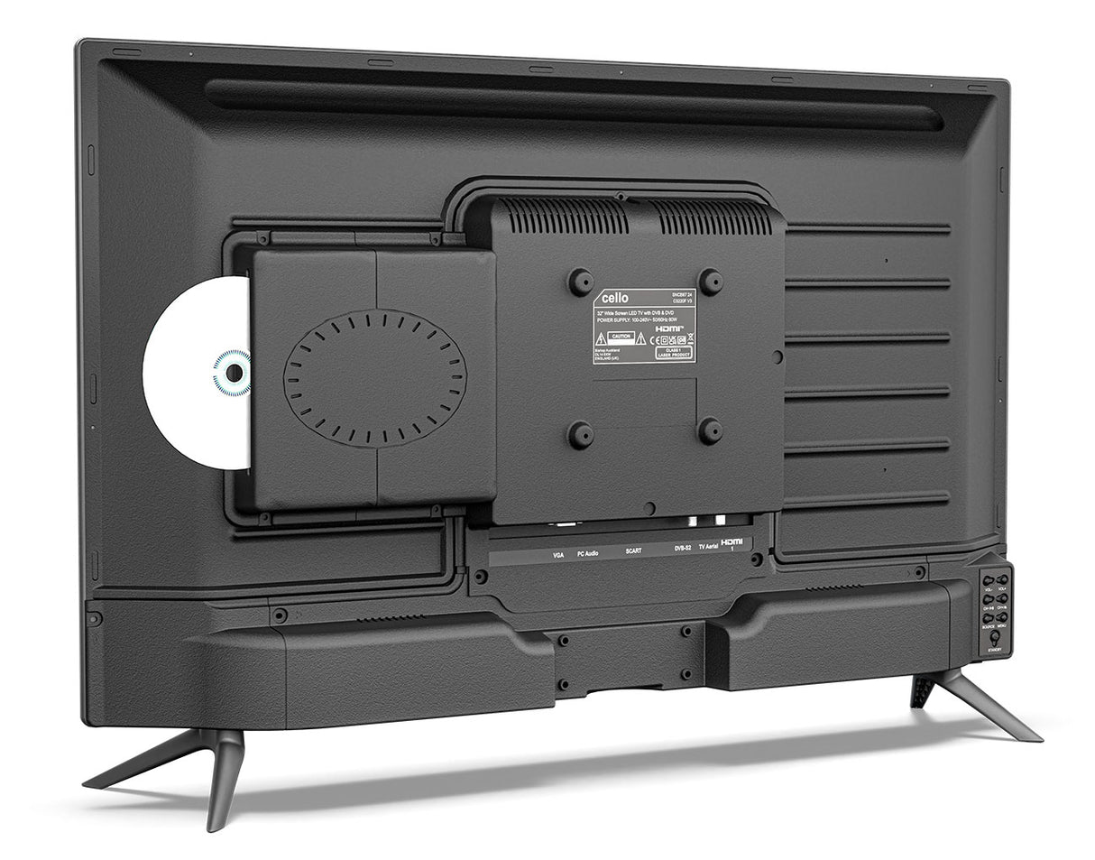 32" HD Ready LED TV with DVD Player and Freeview T2 HD