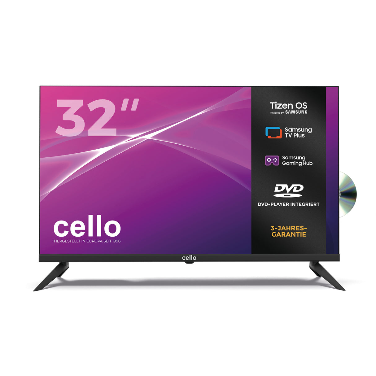 32 inch Smart Samsung Plus TV with DVD Player (DE)