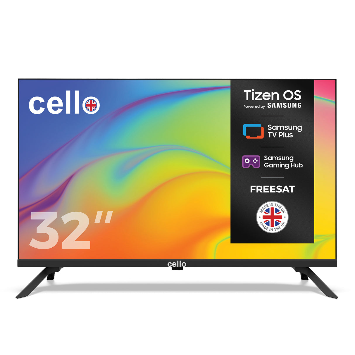 32 inch Smart Samsung Plus TV with Frameless Bezel