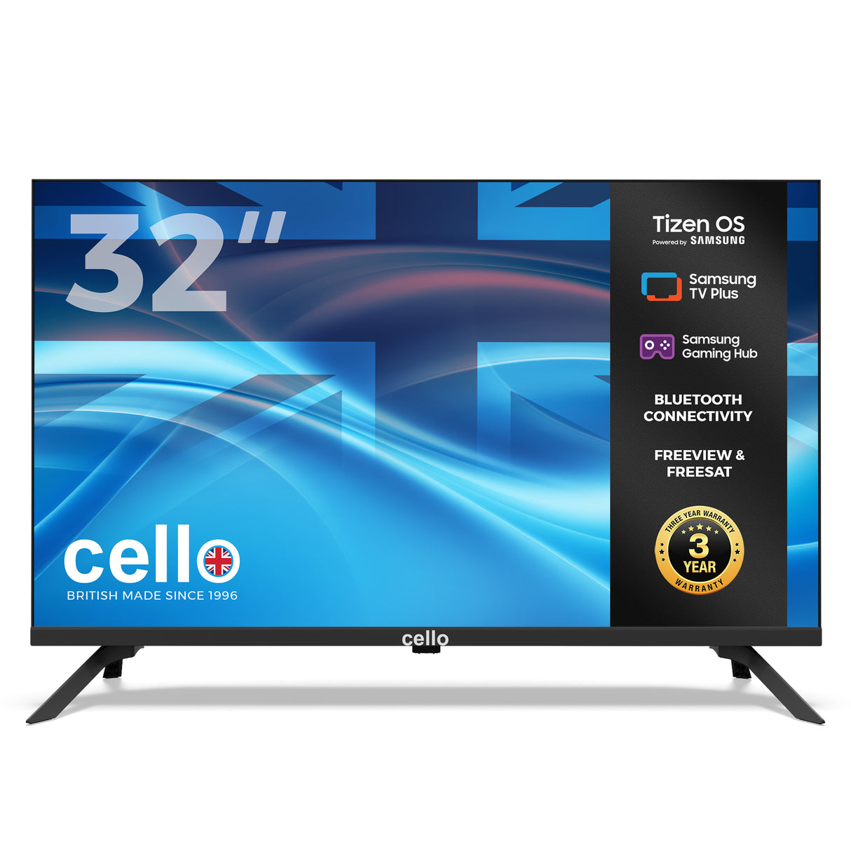 32 inch Smart Samsung Plus TV with Frameless Bezel