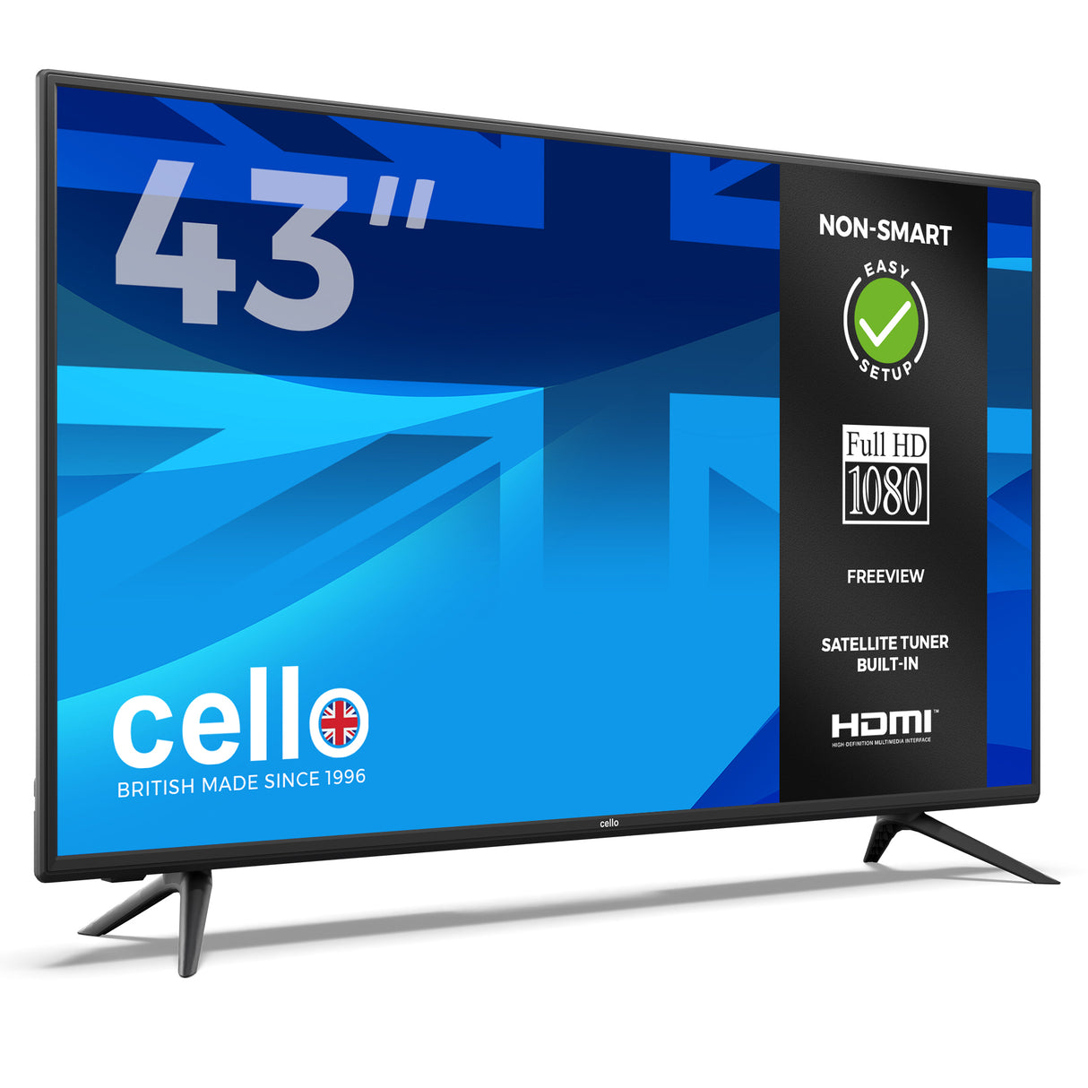 43” Full HD LED TV With Built-in Freeview T2 HD