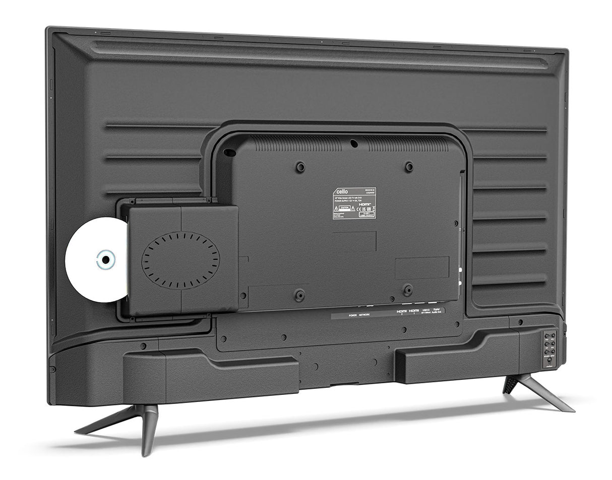 43″ Smart WebOS TV mit integriertem DVD-Player und Freeview Play