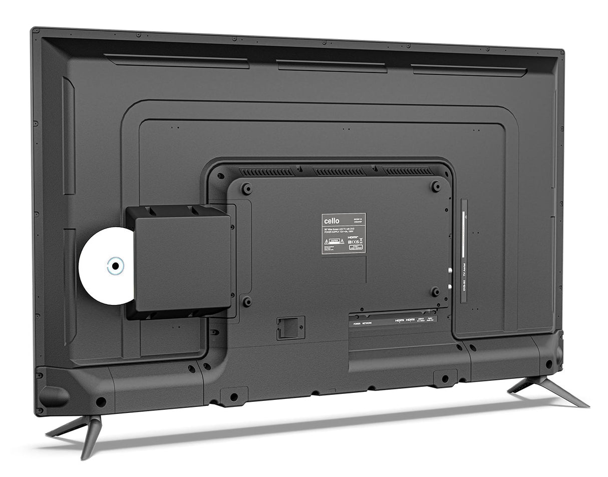 50-Zoll-Smart-WebOS-Fernseher mit integriertem DVD-Player und Freeview Play