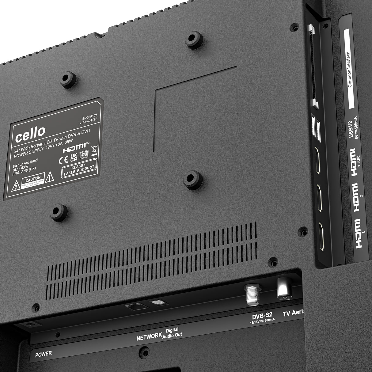 24 inch Smart Samsung Plus 12-Volt Traveller TV with DVD Player