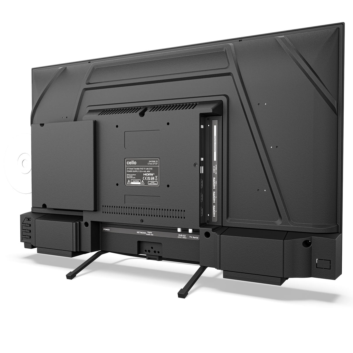 27 inch Smart Samsung Plus 12-Volt Traveller TV with DVD Player (DE)