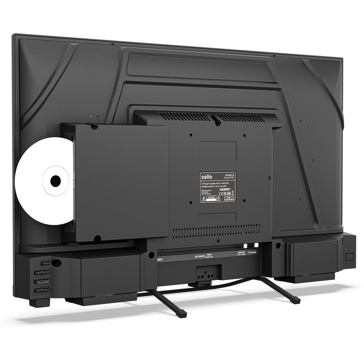 27 inch Smart Samsung Plus 12-Volt Traveller TV with DVD Player (DE)