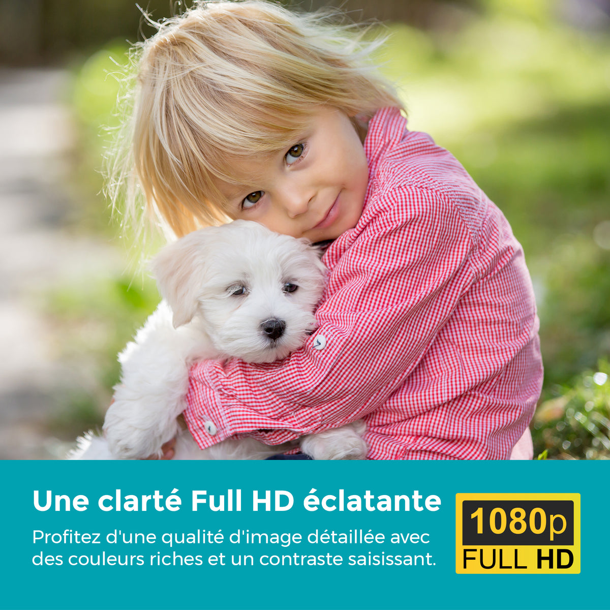 Téléviseur intelligent 12 volts 24 pouces pour voyageurs avec lecteur DVD (FR)