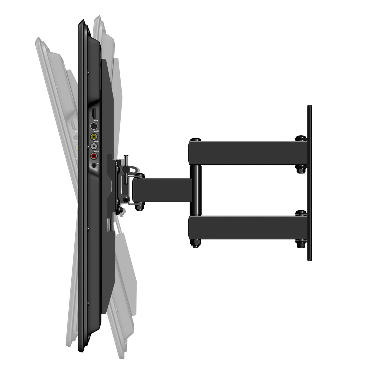 Full-Motion Wall Mount For 40” – 70” LED TVs