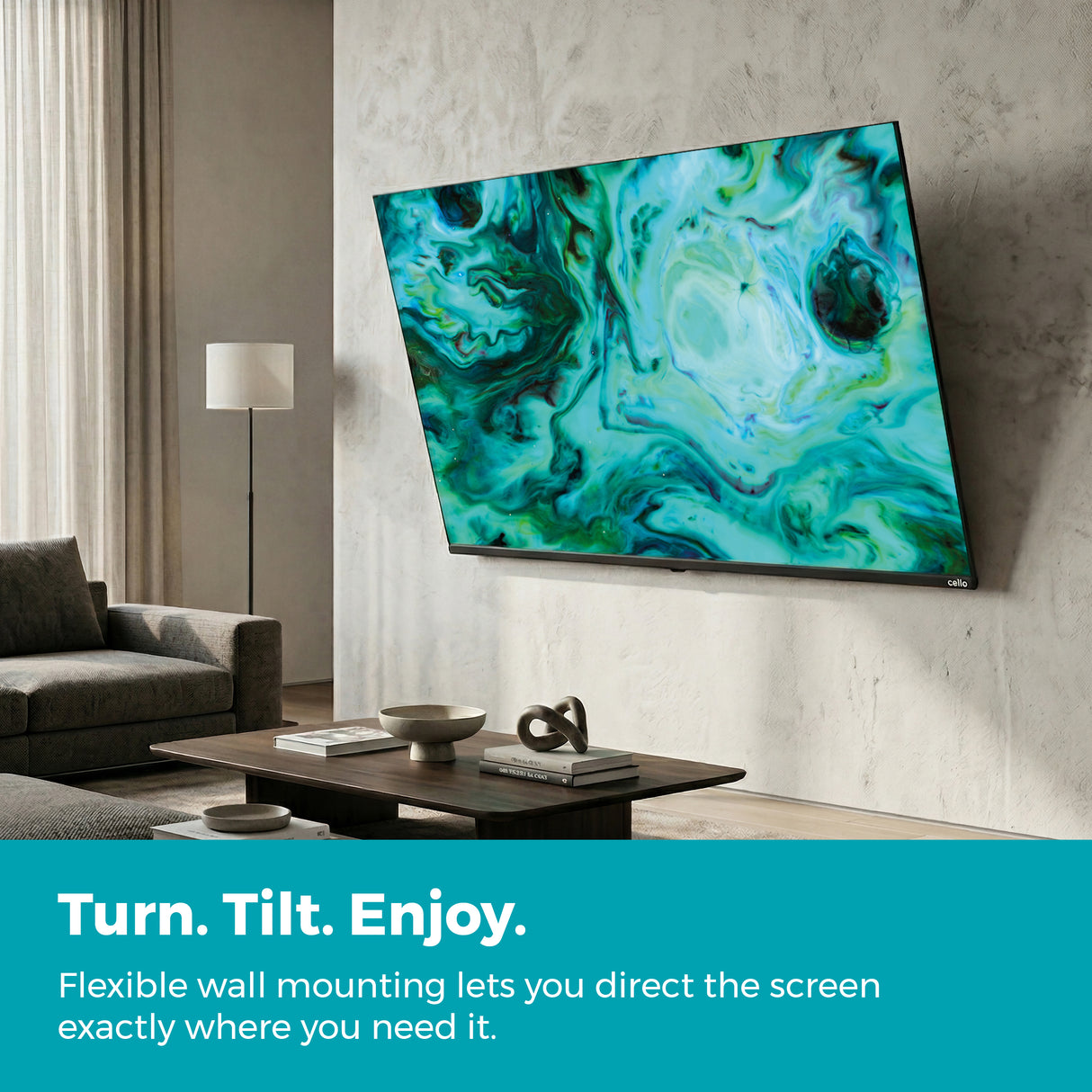 Secura Full-Motion Wall Mount For 40” – 70” LED TVs