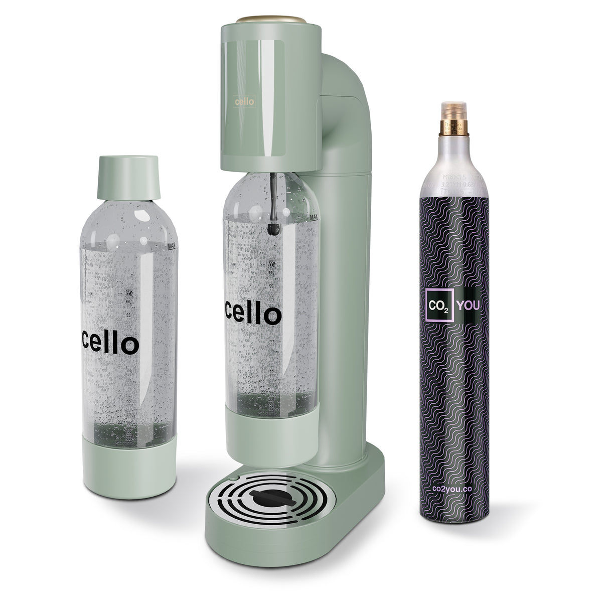 Refresh Bundle - Digital Kettle + 2 Slice Toaster + Soda Maker