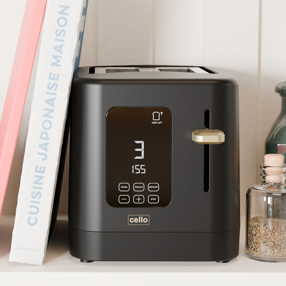 Breakfast Bundle - Digital Kettle + 2 Slice Toaster