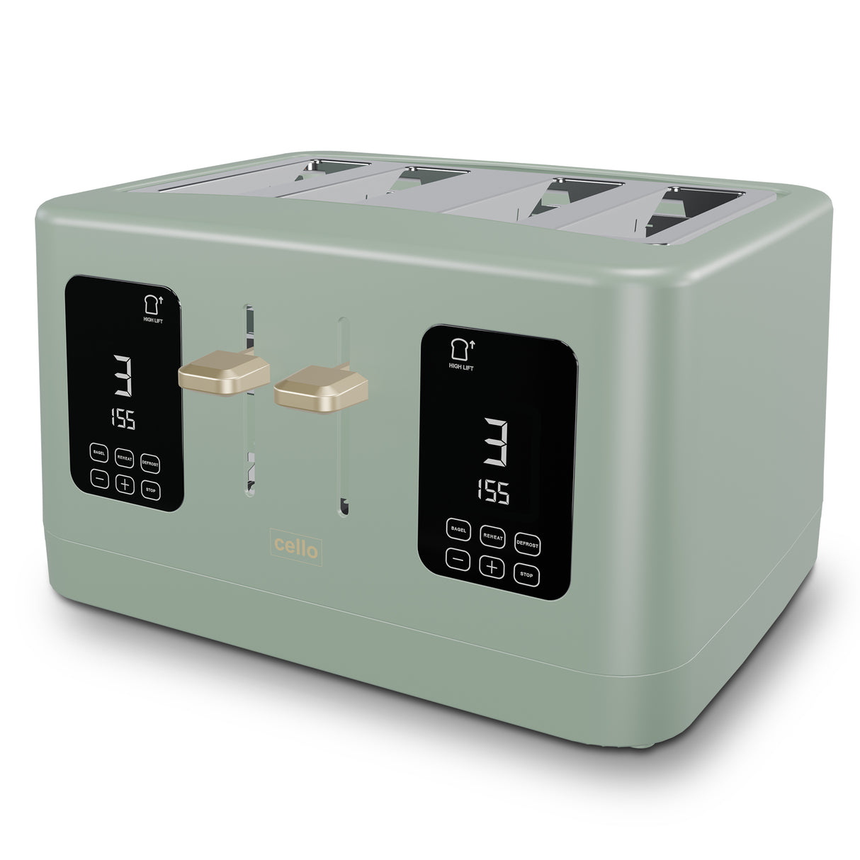 Breakfast Bundle - Digital Kettle + 4 Slice Toaster