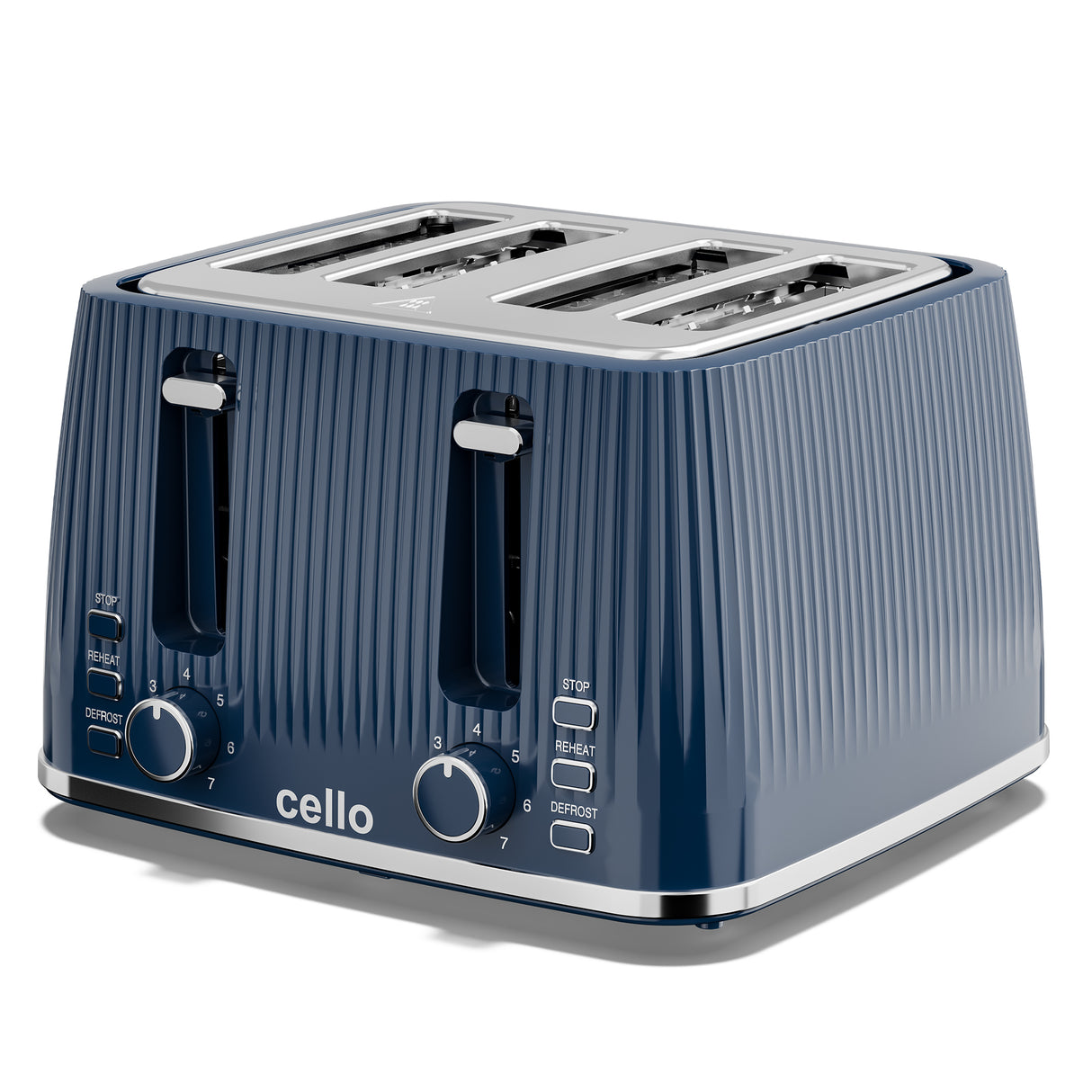 Textured 4 Slice Toaster