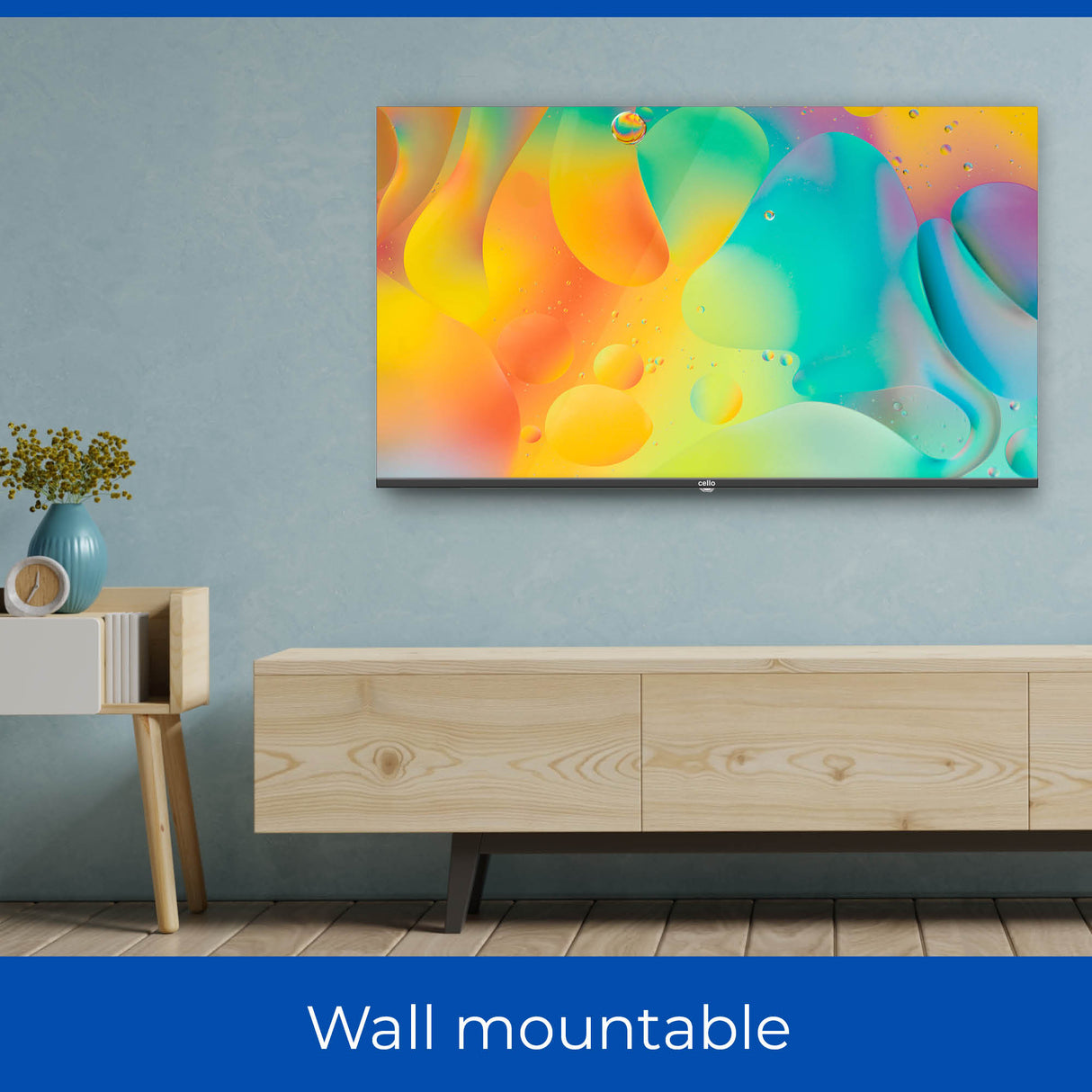 50″ Smart WebOS 4K Ultra HD-Fernseher mit Freeview Play und rahmenloser Blende