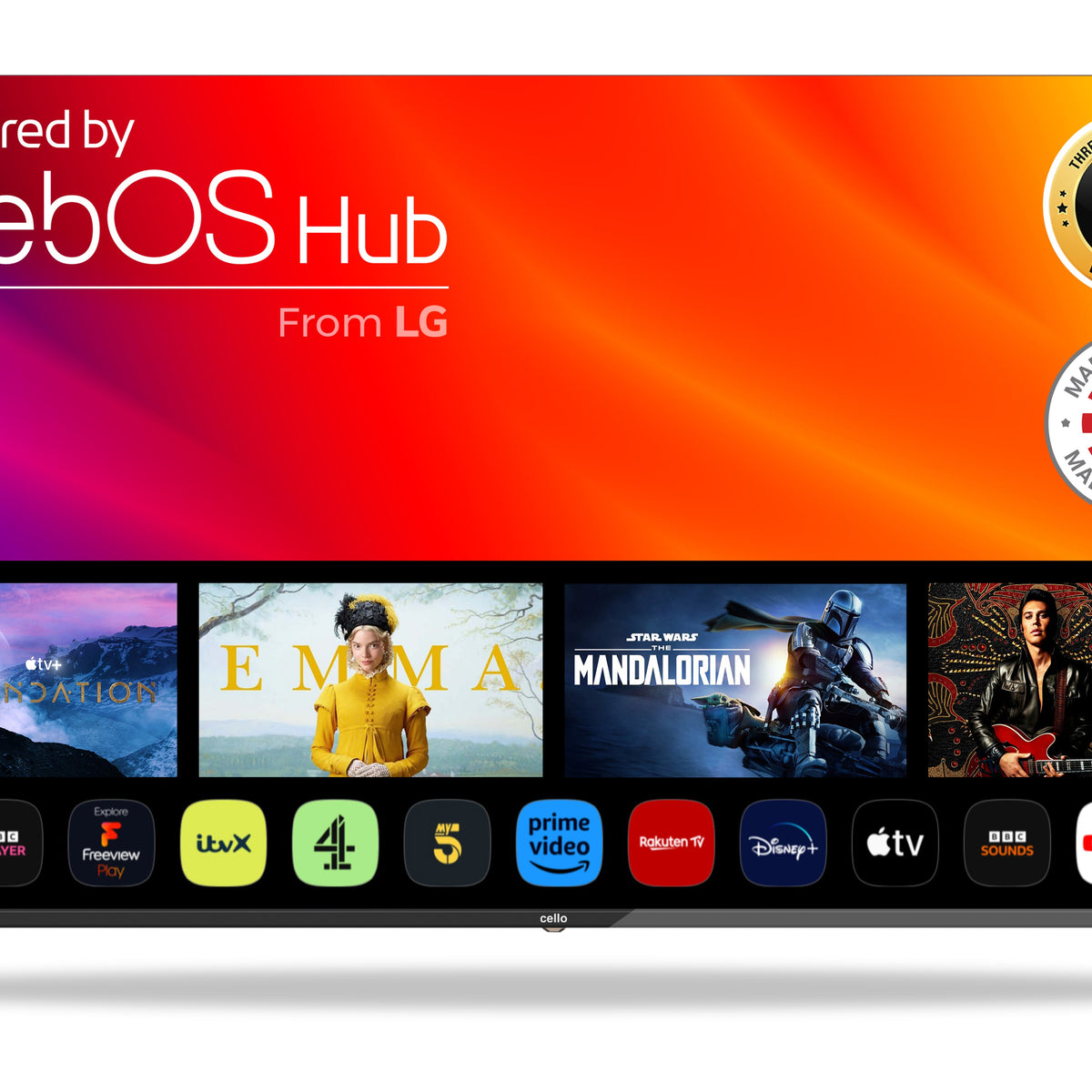 WiFi TVs | TVs With Internet | WiFi Smart TV – Cello Electronics (UK) Ltd