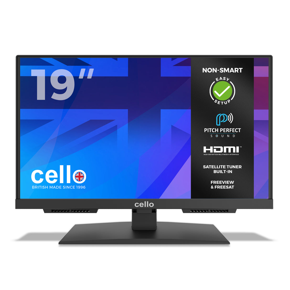 19” LED Digital TV with Perfect Pitch Sound & Satellite Tuner