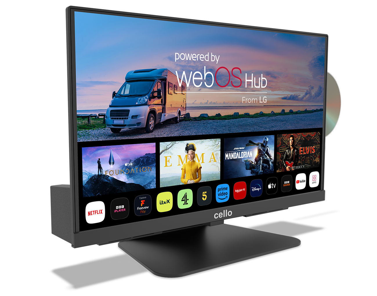 Cello C1624WS 16-Inch Smart TV Full HD France Cello C1624WS 16-Inch Smart TV Full HD France