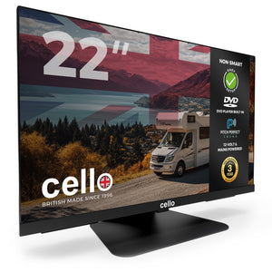 22″ C2224F-TRAV Traveller 12-Volt Full HD TV with DVD Player & Satellite Tuner