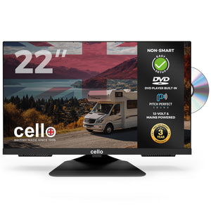 22″ C2224F-TRAV Traveller 12-Volt Full HD TV with DVD Player & Satellite Tuner