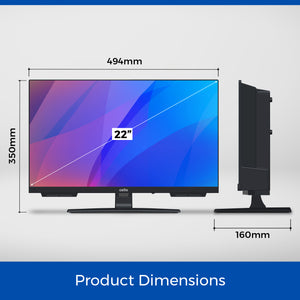 22” Full HD TV with Perfect Pitch Sound & Satellite Tuner