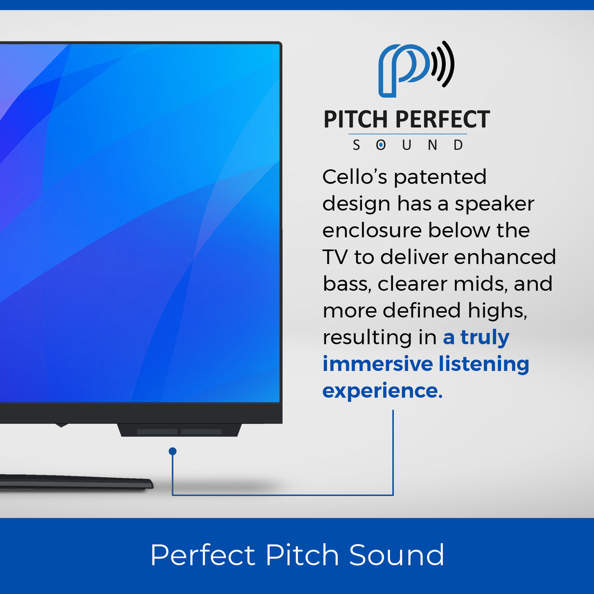 22” Full HD TV with Perfect Pitch Sound & Satellite Tuner