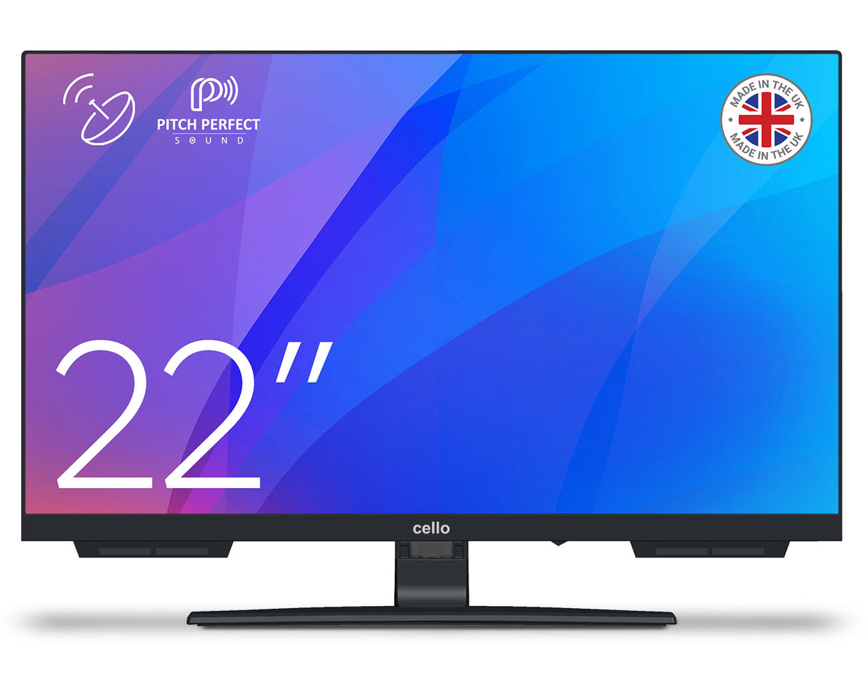 22” Full HD TV with Perfect Pitch Sound & Satellite Tuner