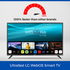 50″ Smart WebOS TV with integrated DVD Player & Freeview Play