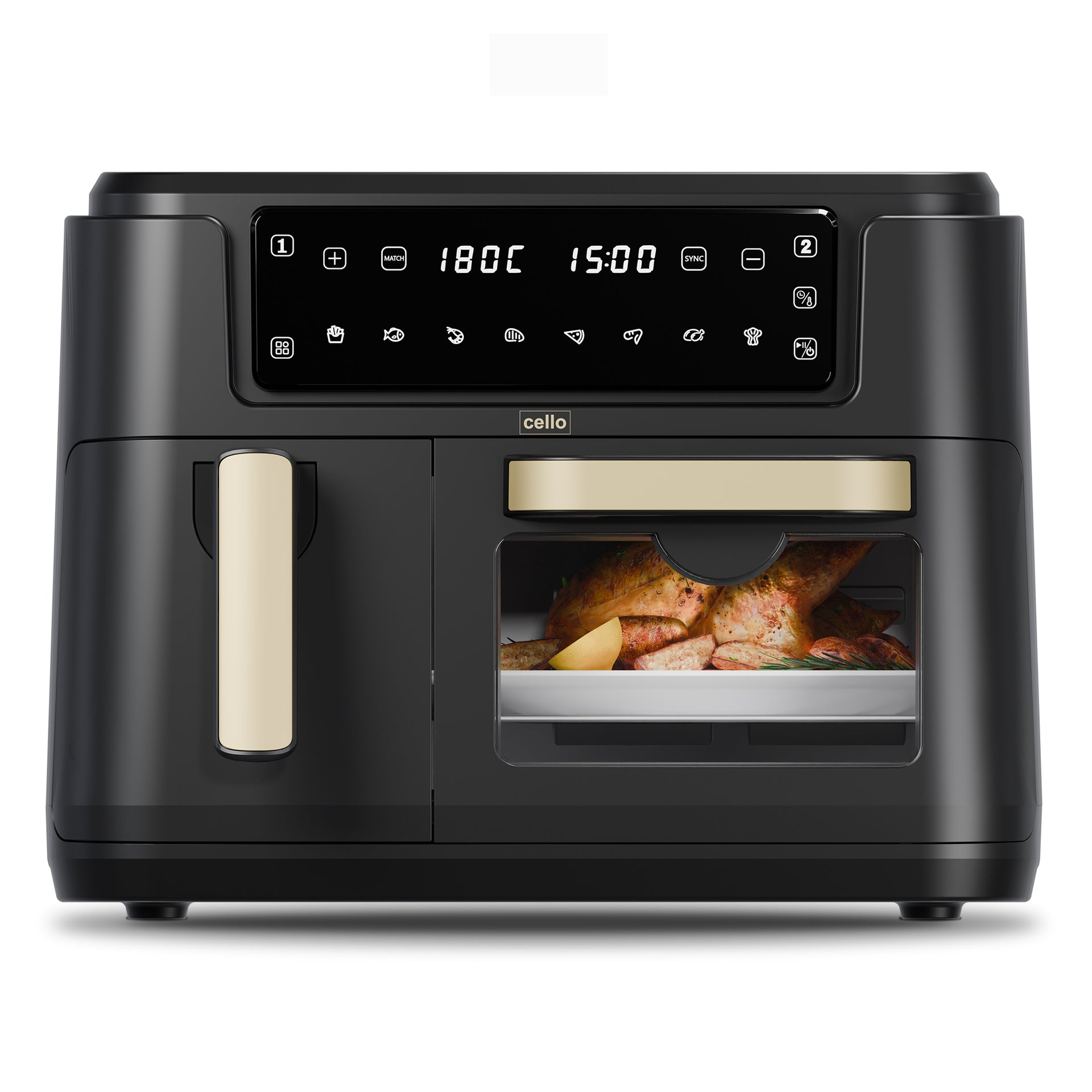 2 1 Double Airfryer Home Oven