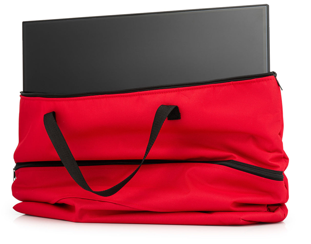 19" TV or Laptop Protective Travel Bag (Red)