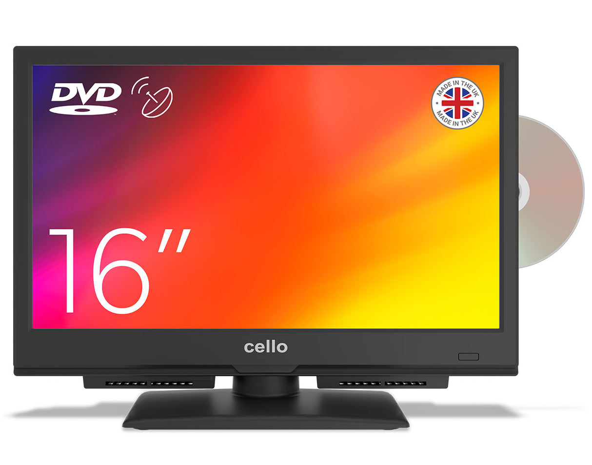 16” Full HD LED TV with built-in DVD Player & Perfect Pitch Sound