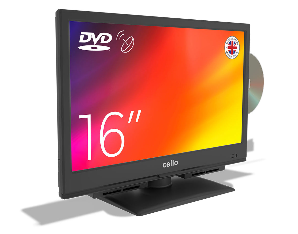 16” Full HD LED TV with built-in DVD Player & Perfect Pitch Sound