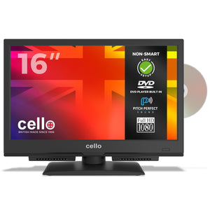 16” Full HD LED TV with built-in DVD Player & Perfect Pitch Sound