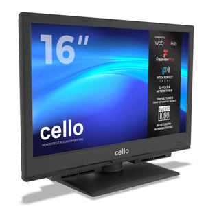 16″ Smart WebOS Full HD-Fernseher mit Freeview Play und Perfect Pitch Sound