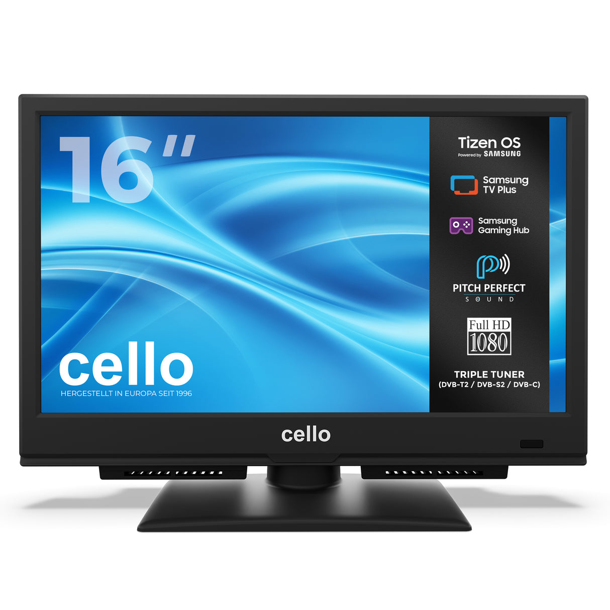 16 Zoll Smart Samsung Plus TV mit Pitch Perfect Sound