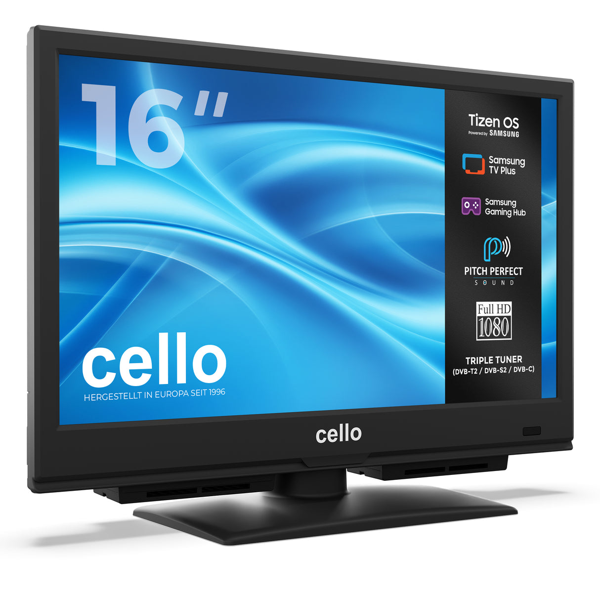 16 Zoll Smart Samsung Plus TV mit Pitch Perfect Sound