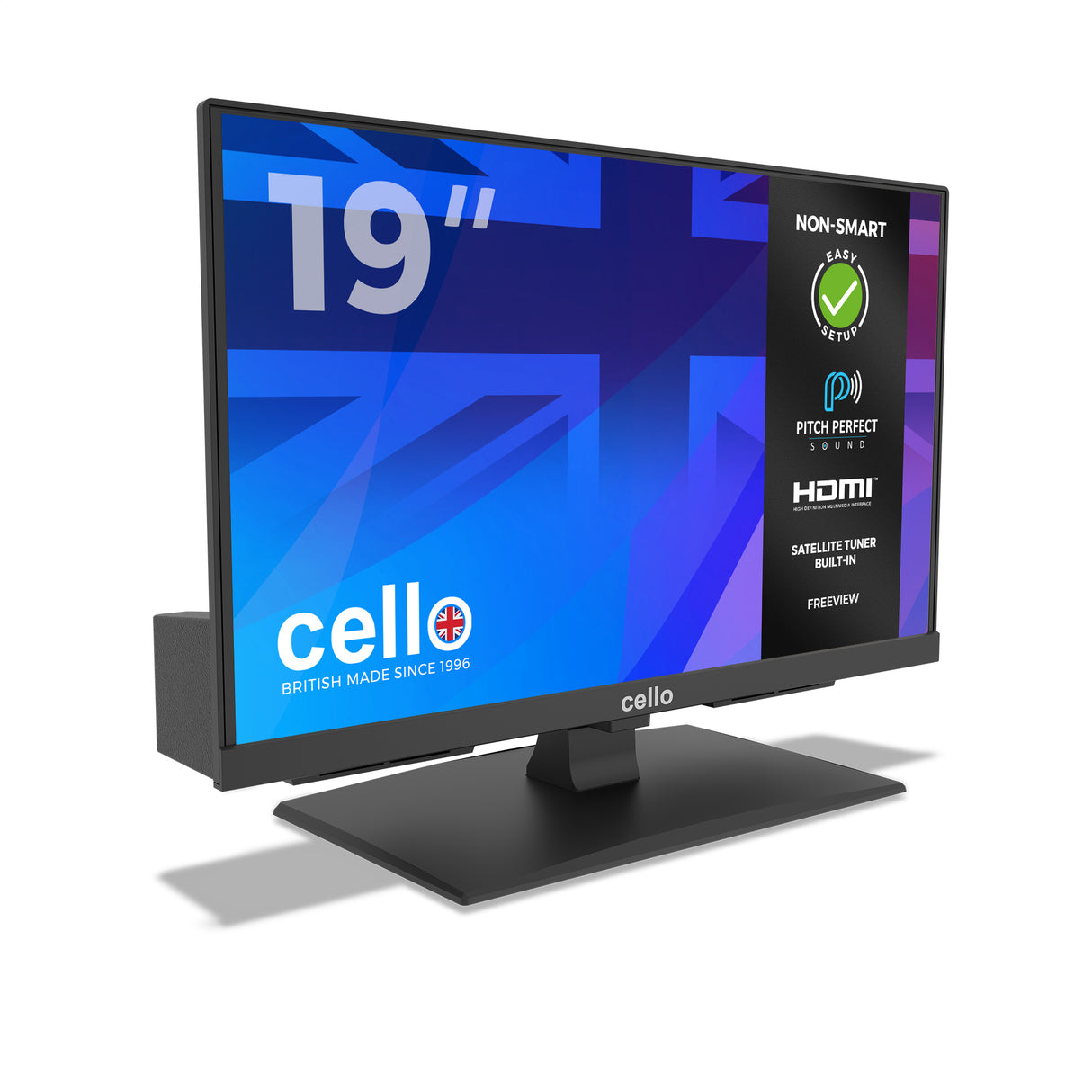 19” LED Digital TV with Perfect Pitch Sound & Satellite Tuner