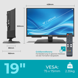 19 Zoll Smart Samsung Plus TV mit Pitch Perfect Sound